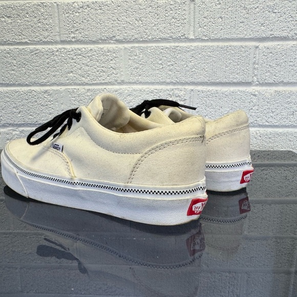 Vans Cream and Black Skate-Style Sneakers - Picture 11 of 14